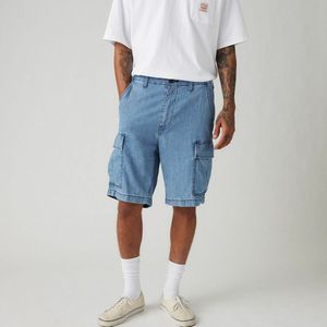 Rechte cargo short LEVI'S. Katoen materiaal. Maten 31 (US) - 44/46 (EU). Blauw kleur