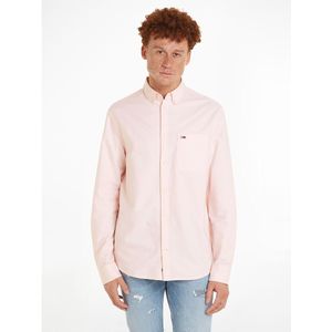 Recht hemd oxford TOMMY JEANS. Katoen materiaal. Maten XXL. Roze kleur