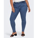 Skinny jeans, standaard taille, Push-Up effect ONLY CARMAKOMA. Denim materiaal. Maten 48 FR - 46 EU L32. Blauw kleur