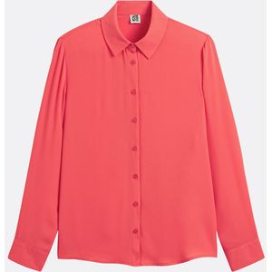 Hemd met lange mouwen LA REDOUTE COLLECTIONS. Polyester materiaal. Maten 52 FR - 50 EU. Roze kleur