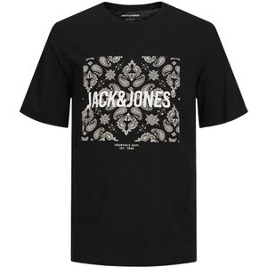 T-shirt met ronde hals JACK & JONES. Katoen materiaal. Maten M. Zwart kleur