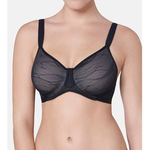 Minimizer BH Airy Sensation TRIUMPH. Polyamide materiaal. Maten 95E FR - 80E EU. Zwart kleur