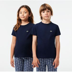 T-shirt met korte mouwen LACOSTE. Katoen materiaal. Maten 14 jaar - 162 cm. Blauw kleur