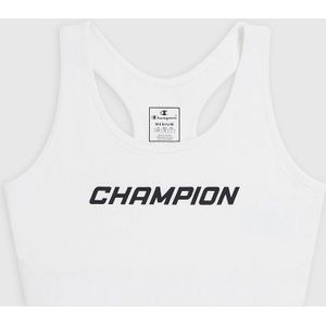 Sportbustier, licht impact CHAMPION. Polyamide materiaal. Maten M. Wit kleur