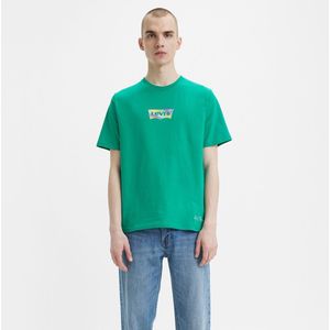 Los T-shirt met ronde hals en metallic logo LEVI'S. Katoen materiaal. Maten XL. Groen kleur