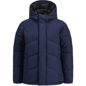 Donsjas met kap JACK & JONES JUNIOR. Polyester materiaal. Maten 16 jaar - 174 cm. Blauw kleur