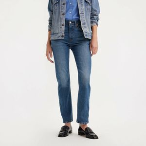 Rechte jeans 501® Original LEVI'S. Denim materiaal. Maten Maat 25 (US) - Lengte 32. Blauw kleur