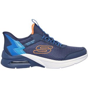 Sneakers Slip-Ins: Microspec Max Brisk-Stripe SKECHERS. Polyester materiaal. Maten 29. Blauw kleur