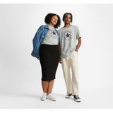 T-shirt met korte mouwen Chuck Patch CONVERSE. Katoen materiaal. Maten XS. Grijs kleur