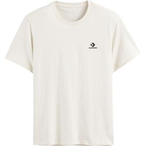 T-shirt unisex, korte mouwen, Star chevron CONVERSE. Katoen materiaal. Maten L. Beige kleur