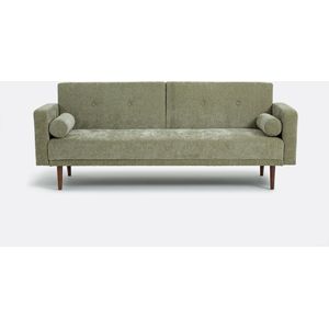 LA REDOUTE INTERIEURS - Tuske - 3-zits Slaapbank - Amandelgroen - Chenille