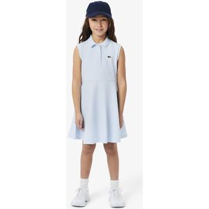 Polojurk zonder mouwen, wijd uitlopende rok LACOSTE. Katoen materiaal. Maten 6 jaar - 114 cm. Blauw kleur