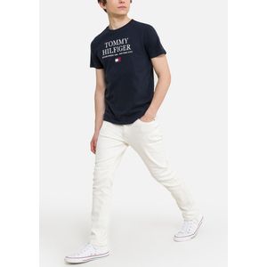 Rechte jeans LA REDOUTE COLLECTIONS. Katoen materiaal. Maten 14 jaar - 162 cm. Beige kleur
