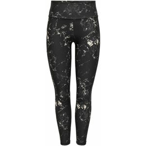 Sportlegging Rya-2 SpaceLife hoge taille ONLY PLAY. Polyester materiaal. Maten M. Zwart kleur