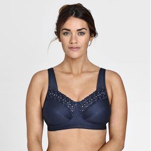 Minimizer BH in katoen zonder beugels MISS MARY OF SWEDEN. Katoen materiaal. Maten 110C FR - 95C EU. Blauw kleur