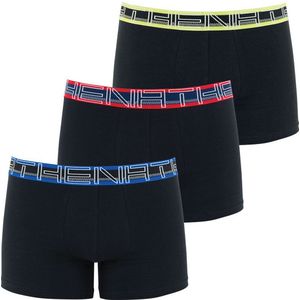 Set van 3 boxershorts Full Stretch ATHENA. Katoen materiaal. Maten S. Zwart kleur