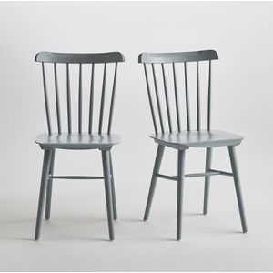 Set van 2 stoelen, Ivy AM.PM. Hout materiaal. Maten set van 2. Grijs kleur
