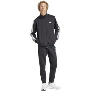 Trainingspak in fleece, met 3 strepen ADIDAS SPORTSWEAR. Polyester materiaal. Maten XXL. Zwart kleur