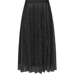 ONLY - Wijd Uitlopende Rok - Zwart - Polyester
