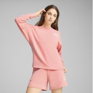 Sweater met ronde hals PUMA. Katoen materiaal. Maten S. Oranje kleur