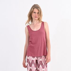 Tank top met ronde hals MOLLY BRACKEN. Katoen materiaal. Maten XS. Roze kleur