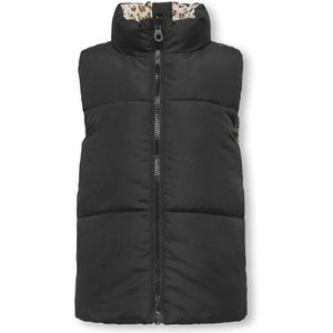 Omkeerbare bodywarmer KIDS ONLY. Polyester materiaal. Maten 9 jaar - 132 cm. Zwart kleur