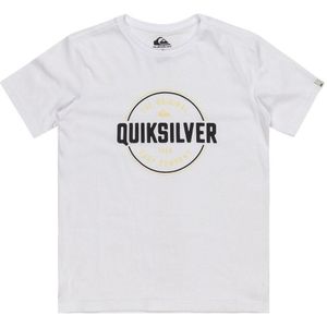 T-shirt met korte mouwen QUIKSILVER. Katoen materiaal. Maten 8 jaar - 126 cm. Wit kleur