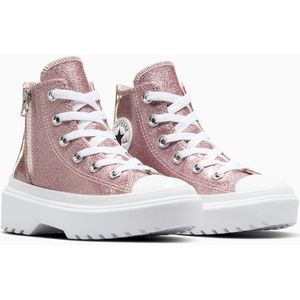 Sneakers Lugged Lift Hi Glitz and Gleam CONVERSE. Synthetisch materiaal. Maten 33. Roze kleur