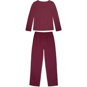Pyjama met lange mouwen Jennee DORINA. Katoen materiaal. Maten XL. Rood kleur