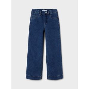 Jeans wide leg NAME IT. Katoen materiaal. Maten 14 jaar - 156 cm. Blauw kleur