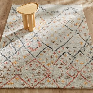 Dik tapijt in wol, handgetuft, Ashwin AM.PM. Wol materiaal. Maten 160 x 230 cm. Beige kleur