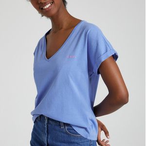 T-shirt met korte mouwen CHATEAU AMOUR MAISON LABICHE. Katoen materiaal. Maten M. Blauw kleur