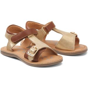 Leren sandalen Diazz KICKERS. Leer materiaal. Maten 30. Kastanje kleur