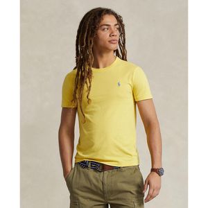 T-shirt custom slim POLO RALPH LAUREN. Katoen materiaal. Maten XL. Geel kleur