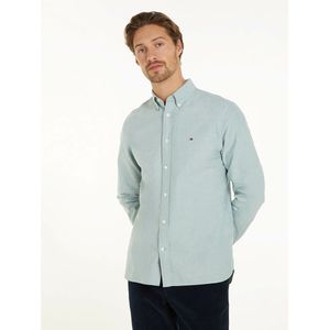 Recht oxford hemd TOMMY HILFIGER. Katoen materiaal. Maten XXL. Groen kleur