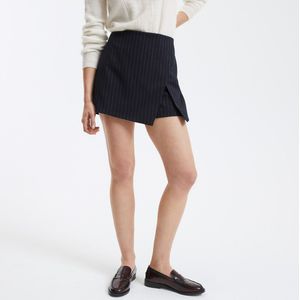 LA REDOUTE COLLECTIONS - Shortrok - Marine/Gebroken Wit - Polyester