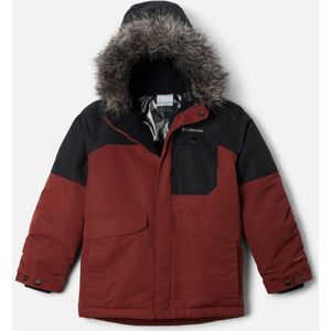 Parka met kap Nordic Strider COLUMBIA. Polyester materiaal. Maten 18 jaar - 168 cm. Rood kleur