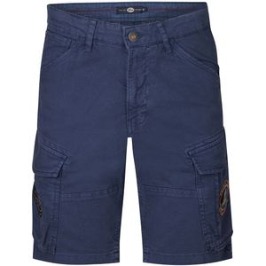 Cargo short in katoen met ceintuur PETROL INDUSTRIES. Katoen materiaal. Maten XL. Blauw kleur