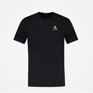 T-shirt korte mouwen Essentiel LE COQ SPORTIF. Katoen materiaal. Maten L. Zwart kleur