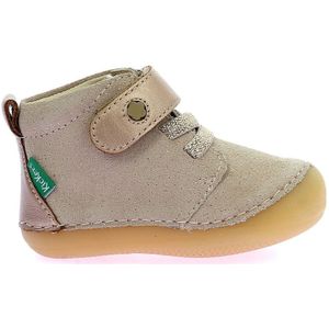 Bottines in leer met veters Sonizikro KICKERS. Leer materiaal. Maten 25. Beige kleur