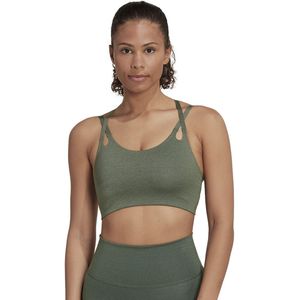 Sportbustier yoga adidas Performance. Polyester materiaal. Maten XS. Groen kleur