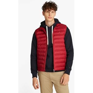 Bodywarmer packable TOMMY HILFIGER. Polyamide materiaal. Maten M. Rood kleur