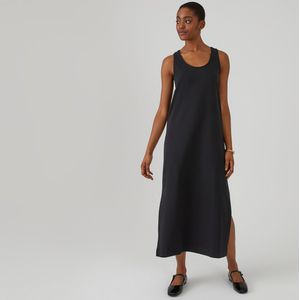Lang T-shirt jurk LA REDOUTE COLLECTIONS. Katoen materiaal. Maten XL. Zwart kleur