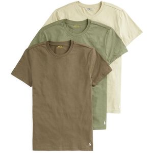 Set van 3 T-shirts met ronde hals POLO RALPH LAUREN. Katoen materiaal. Maten XXL. Groen kleur