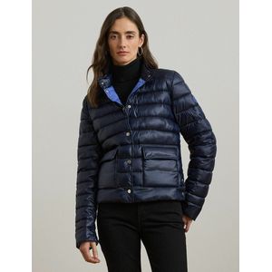 Korte donsjas met opstaande kraag LAUREN RALPH LAUREN. Nylon/polyamide materiaal. Maten XL. Blauw kleur