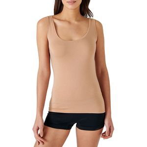 Tank top Thermolactyl Warmtegraad 2 DAMART. Polyester materiaal. Maten XS. Beige kleur