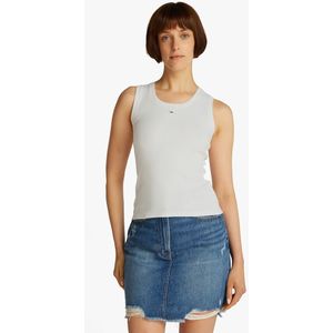 Tanktop met ronde hals TOMMY JEANS. Katoen materiaal. Maten L. Wit kleur