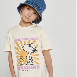 T-shirt Snoopy SNOOPY. Katoen materiaal. Maten 5 jaar - 108 cm. Beige kleur