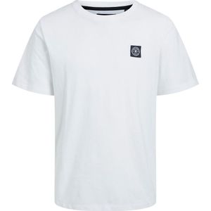 T-shirt met ronde hals JACK & JONES. Katoen materiaal. Maten XXL. Wit kleur