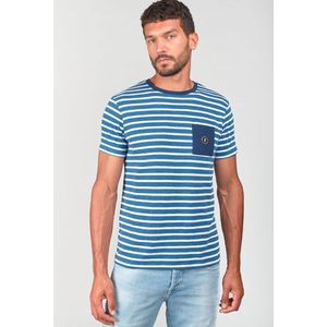 Marineshirt LE TEMPS DES CERISES. Katoen materiaal. Maten XL. Blauw kleur